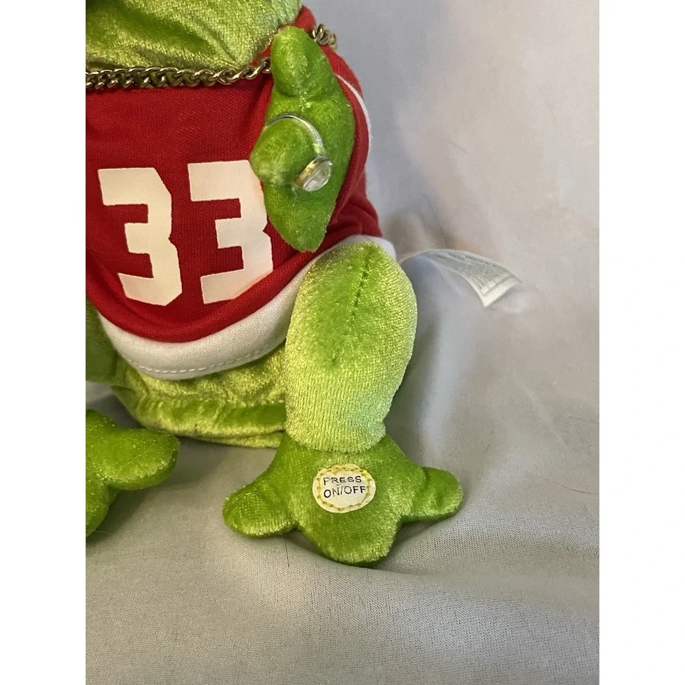 Gemmy Frogz Hip Hop Dancing Frog Jump Around Goatee Sings Dances Rare Works